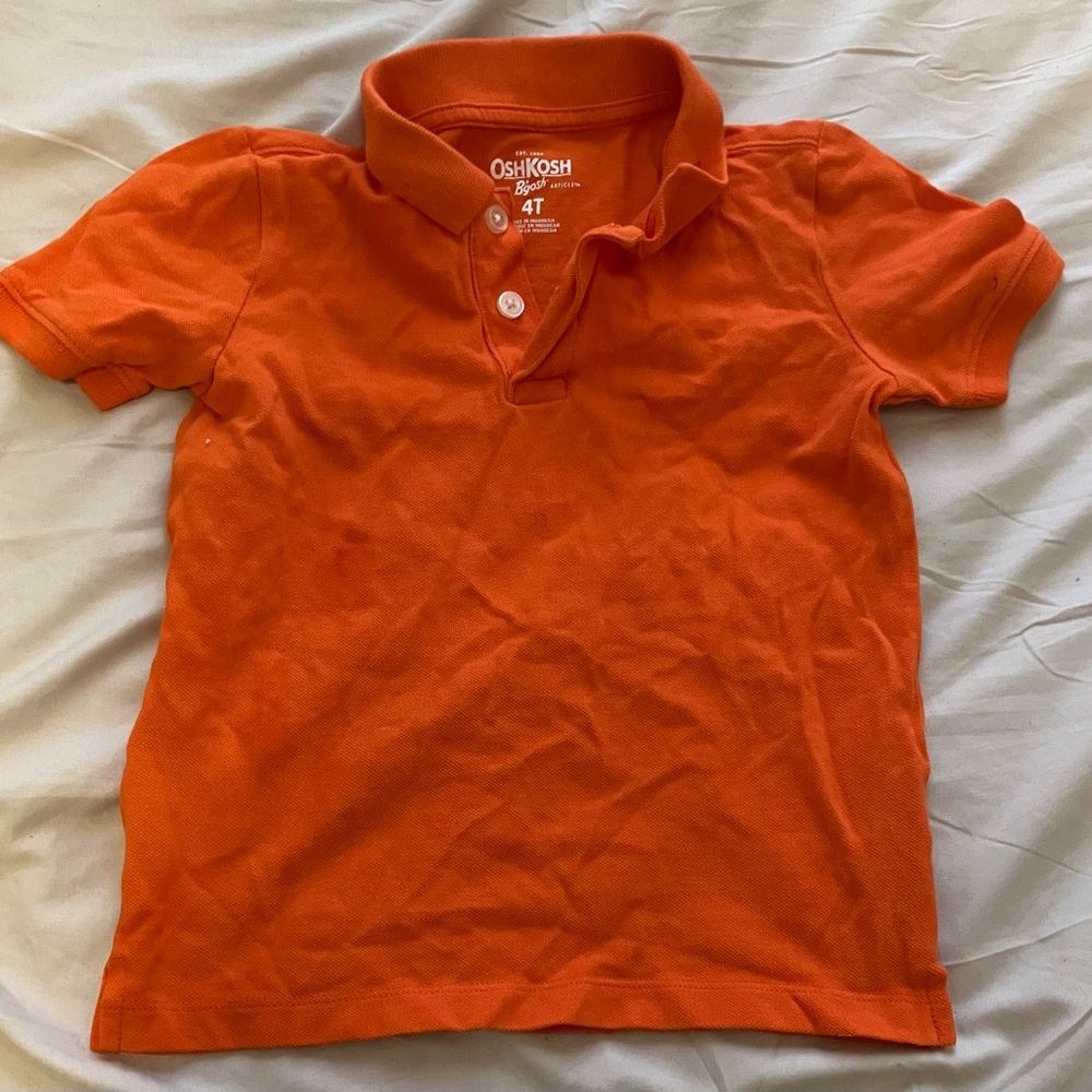 OshKosh B'gosh Vibrant Orange Polo Shirt